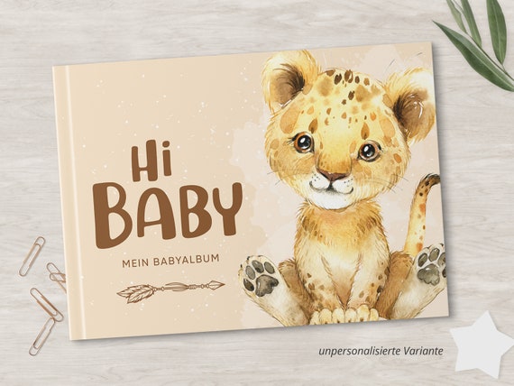 Album Primo Anno Bambino - Libro Ricordi Personalizzabile Con Copertina, 25x25 Cm, 56 Pagine - Foto 8