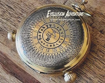 Golden Compass Alethiometer – Brass Fantasy Collector Prop (His Dark Materials)