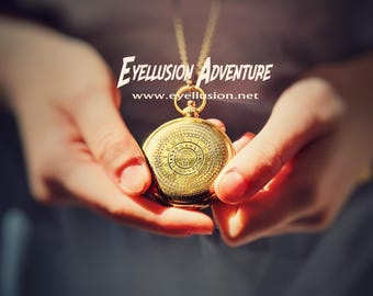 Golden Compass Alethiometer Size S - Truth Reader His Dark Materials Gift Symbol Reader Collectible