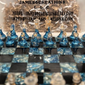 Custom Resin Chess Sets (11 x 11)