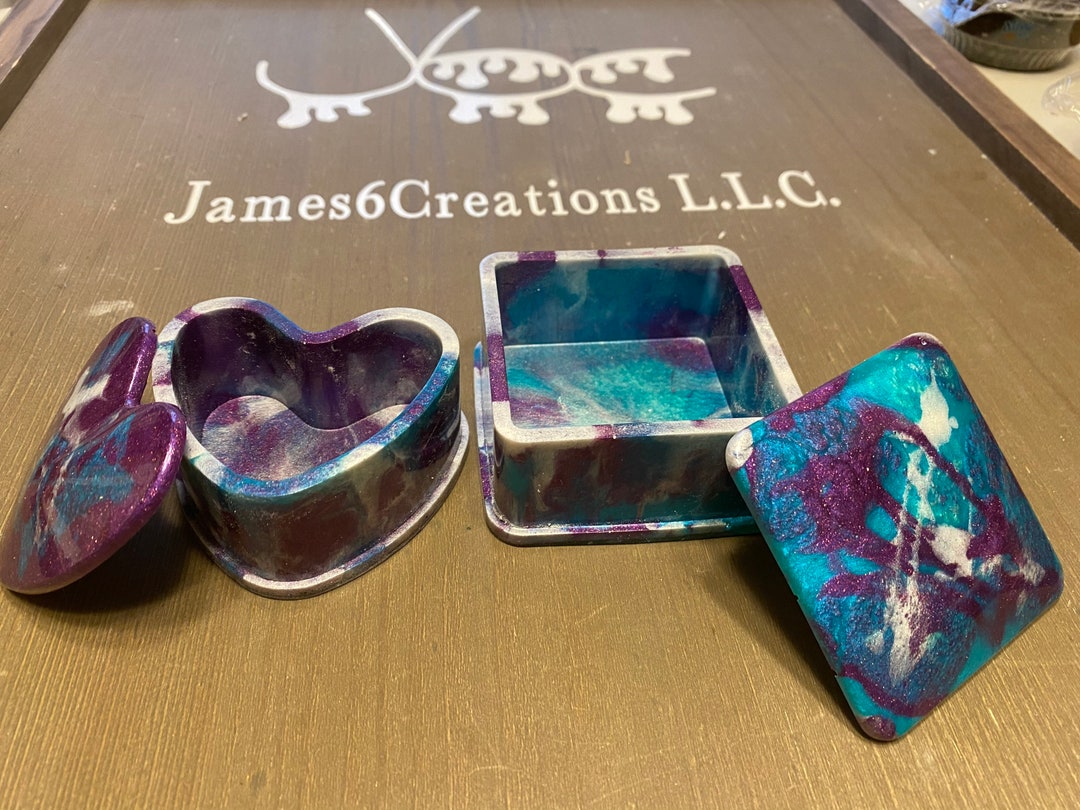 Custom Resin Jewelry Boxes Etsy