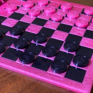 Custom Chess / Checker Set - Etsy