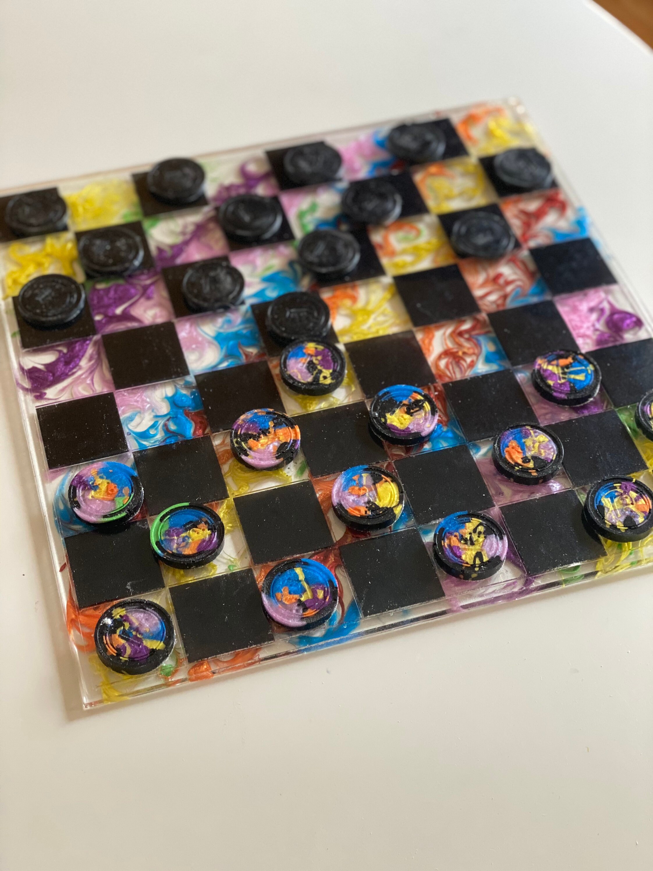 Custom Chess / Checker Set - Etsy