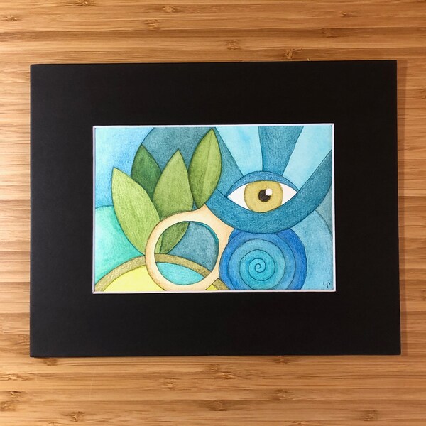 Eye Sea - Original Artwork, 8" x 10"