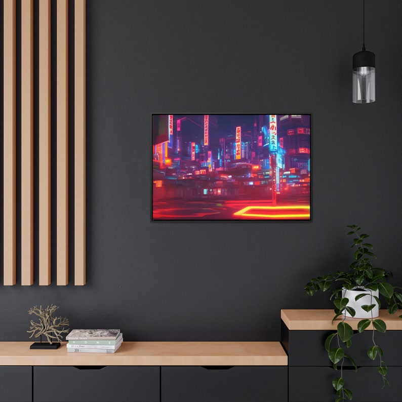 Neon City Wall Art Instant Download Home Decor Printable - Etsy