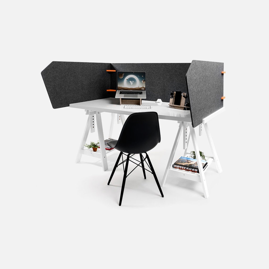 Bureau Scherm TopDesk Concentratie Werkplek Etsy