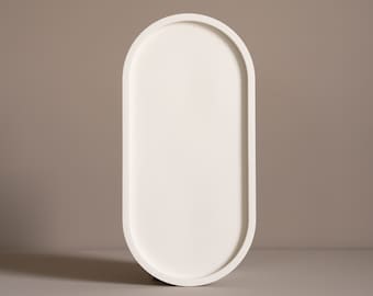 Basic Oval Tray, decorative tray | coaster | jewelry bowl | key tray | monochrome