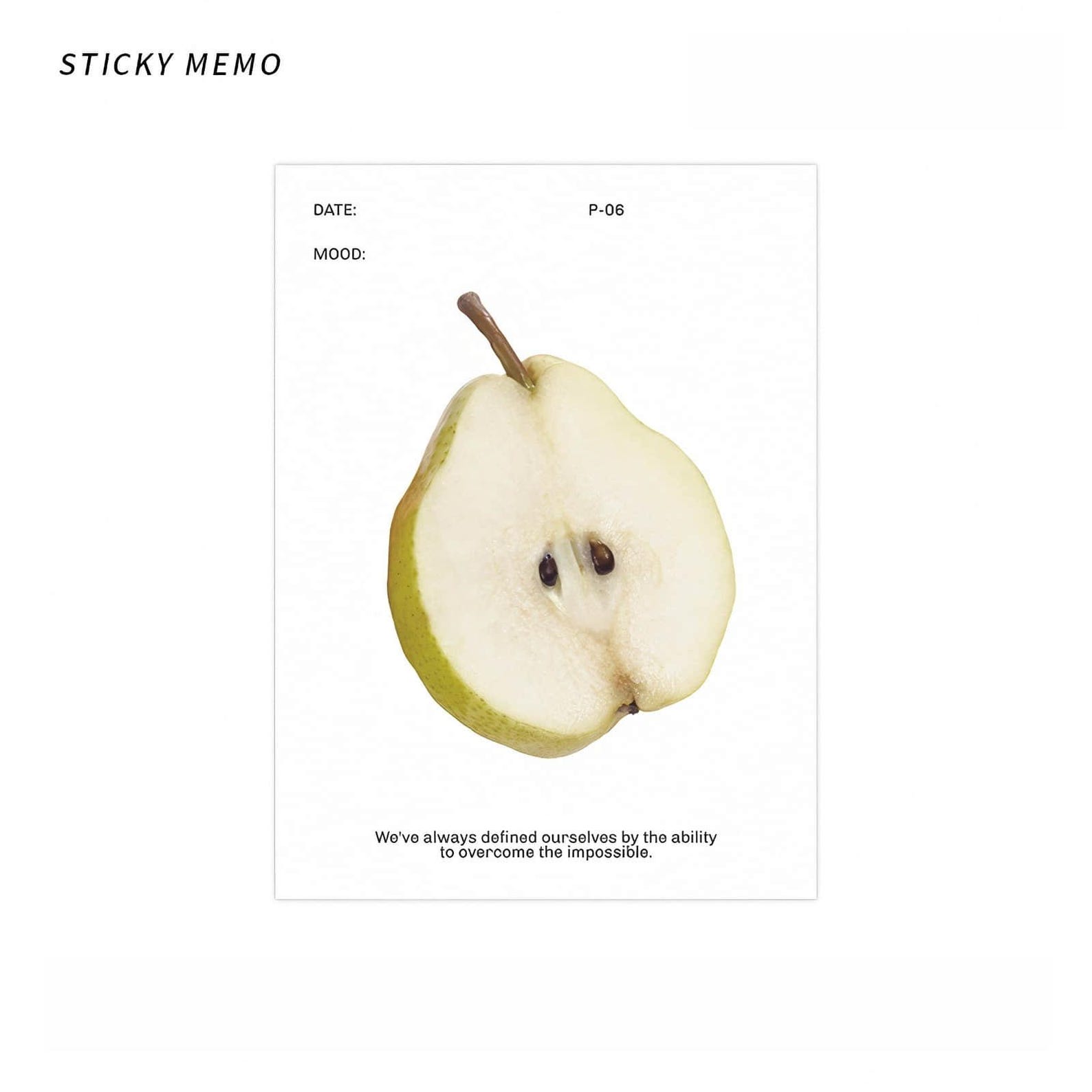 Daily Sticky Notes | 30 Sheets per Pad, 7x9.5cm | Creative Fruit Pearl ...