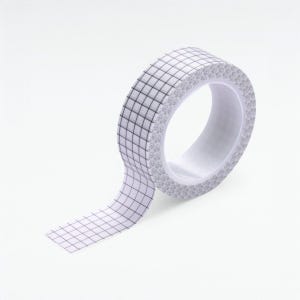 Grid Washi Tape - White - 15mm x 10m