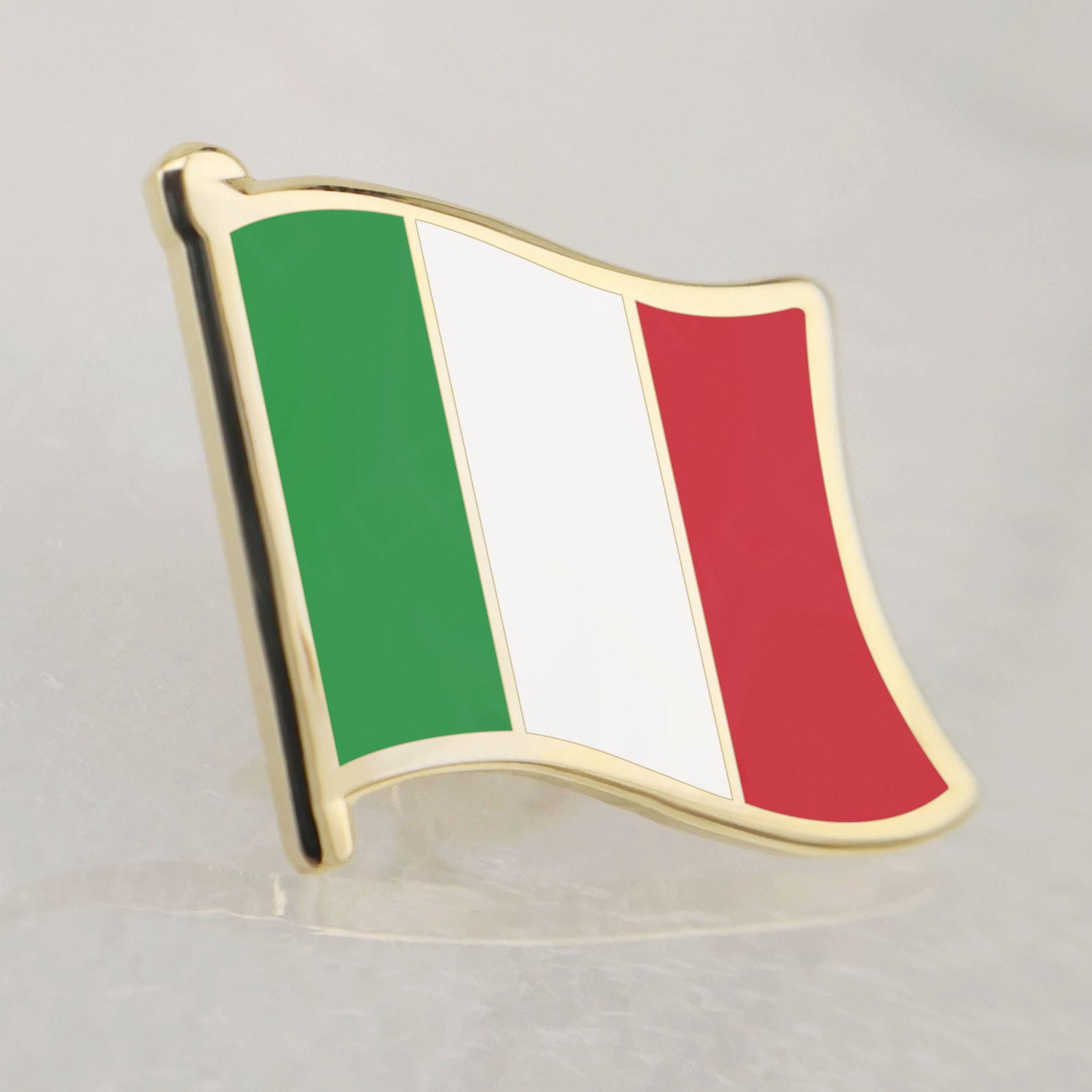 Italy Lapel Pin Custom Country Enamel Pin Italy Flag Badge Etsy