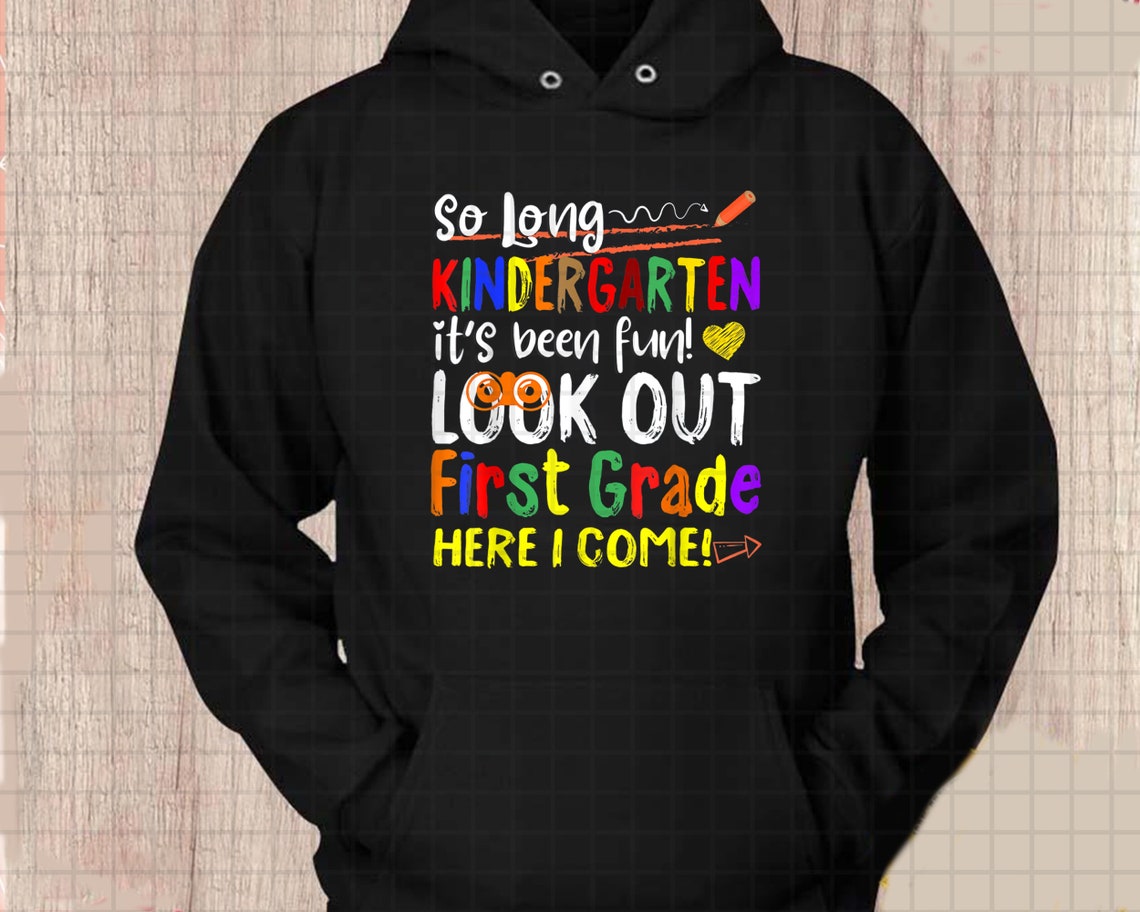 So Long Kindergarten, Kindergarten Grad, Graduation 2025 Svg, Kids Graduation Svg