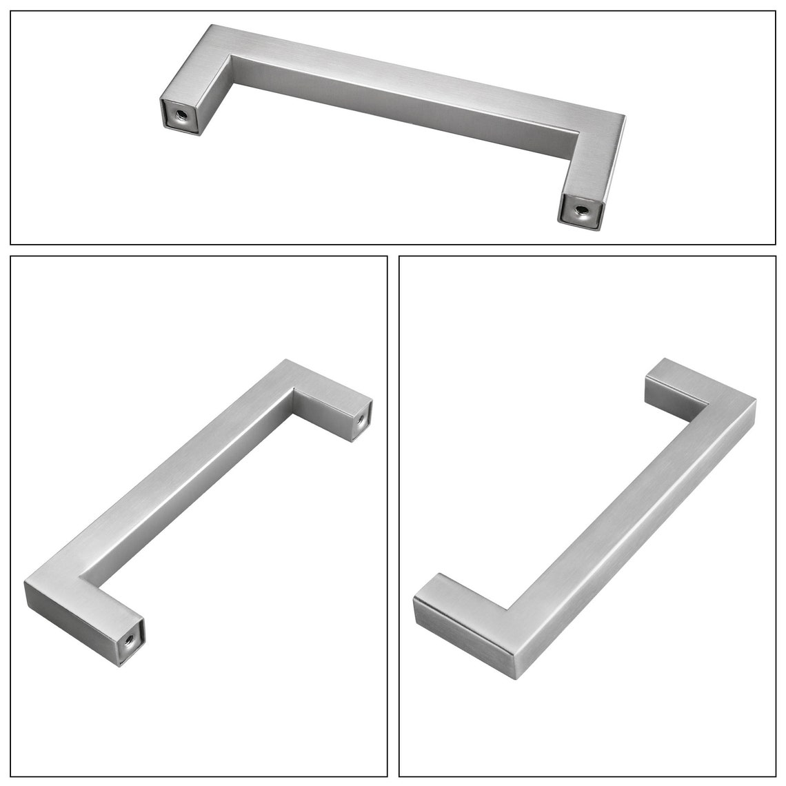 Drawer Pulls Hole Center 41/2 Inch115mm Brushed Nickel Etsy