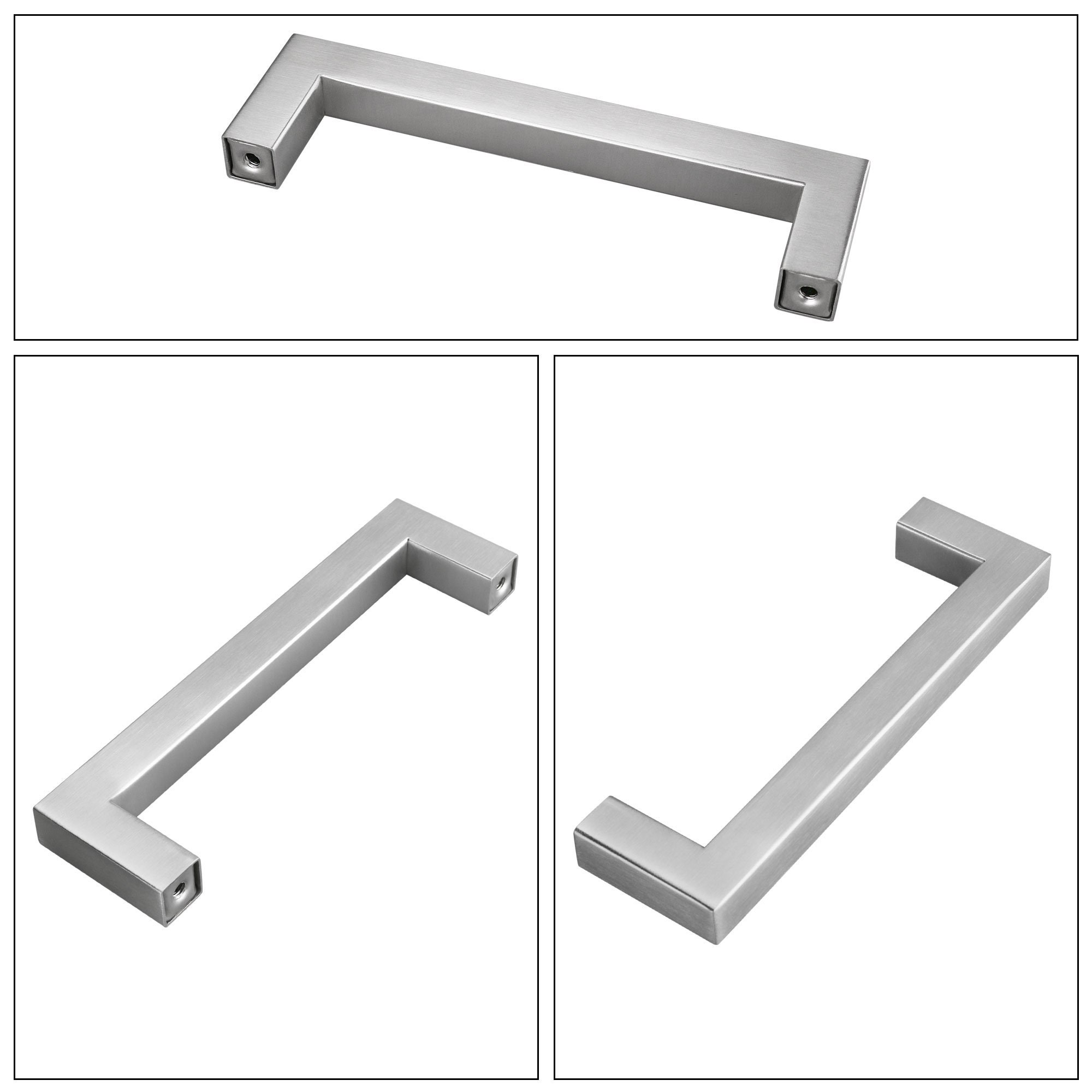 Drawer Pulls Hole Center 41/2 inch115mm Brushed Nickel Etsy