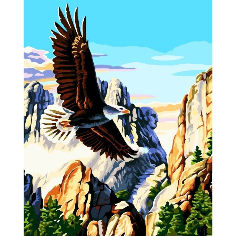 Eagle Paint By Number Kit DIY Painting Kit Painting On Etsy
