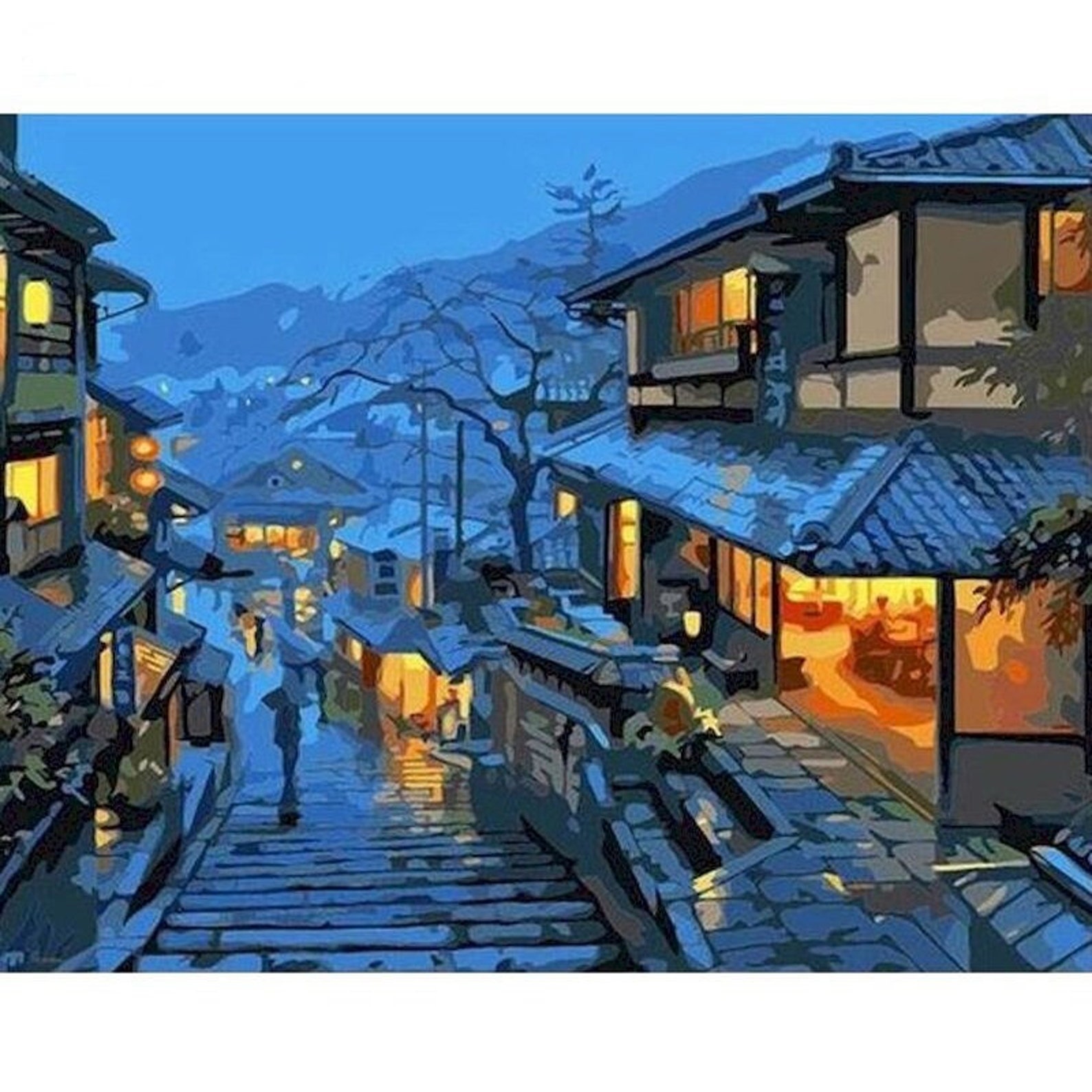 Kyoto Japan Paint By Number Kit DIY Painting Kit Painting On Etsy