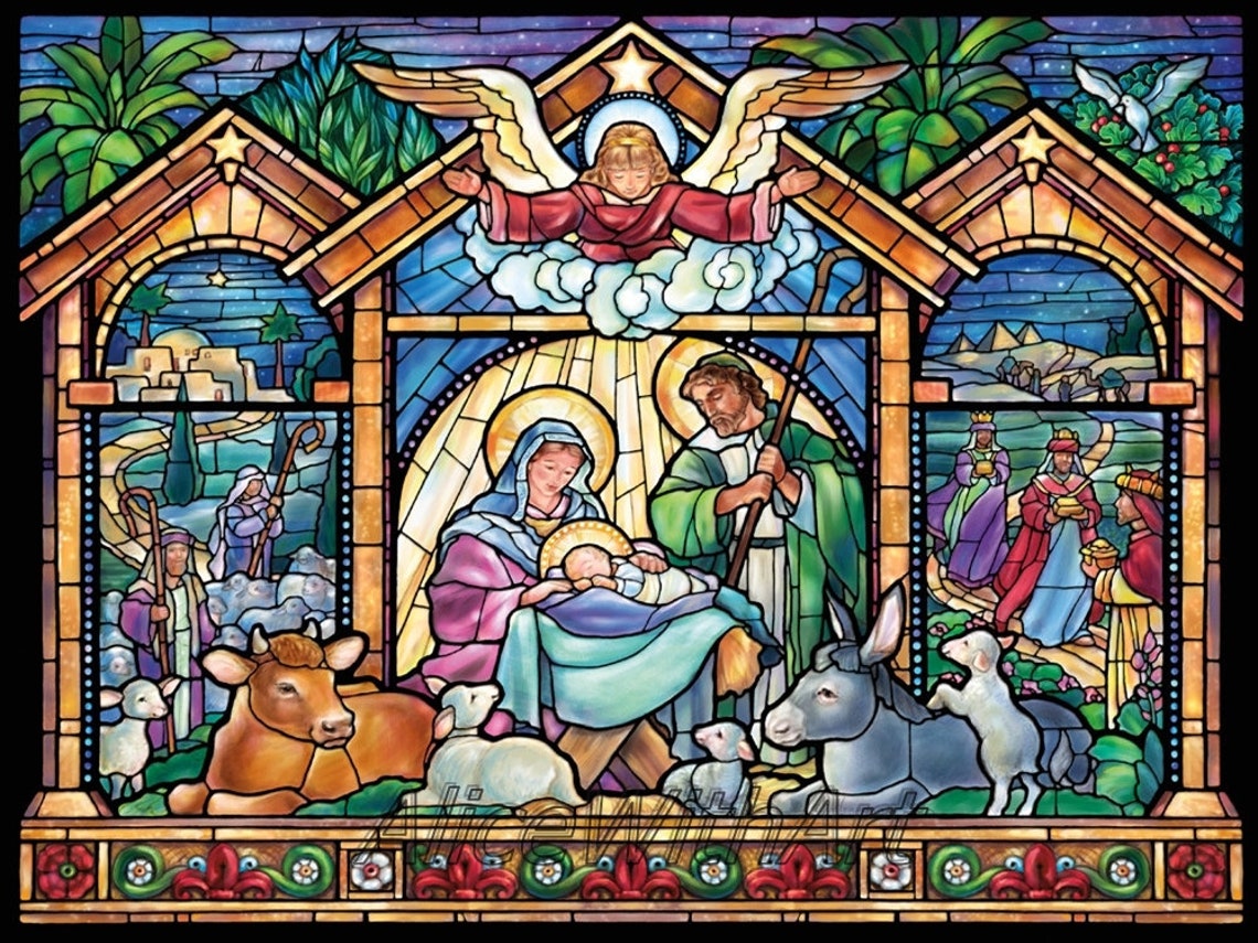 5D DIY Diamond Painting Kit Christmas the Nativity Diamond Etsy