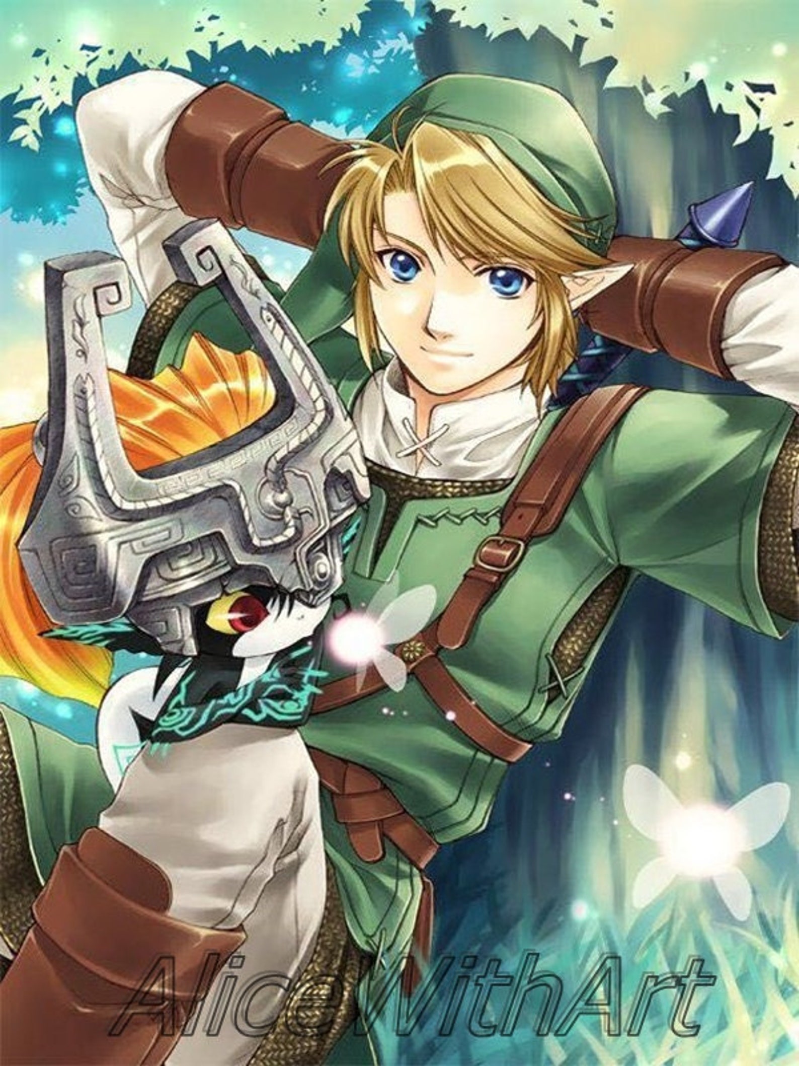 5D DIY Diamond Painting Kit the Legend of Zelda Diamond Etsy