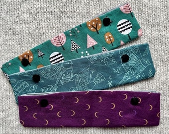 Double pointed needle cozy. DPN Case. Knitting needle case for 20cm/8in double pointed needles. DPN project holder. Gift for knitter.