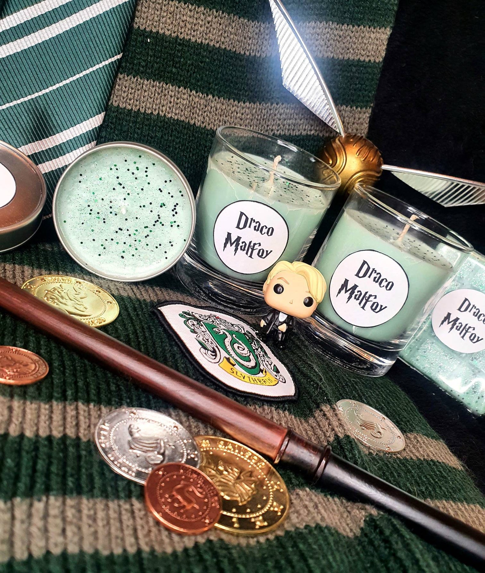 Draco Malfoy inspired scented candles Etsy