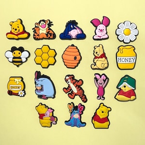 Winnie Pooh Croc Charms - Temu