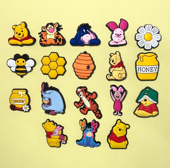 Winnie the Pooh Croc Charms