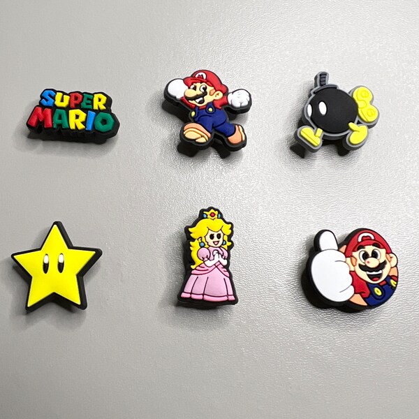 Super Mario Croc Jibbitz Etsy UK