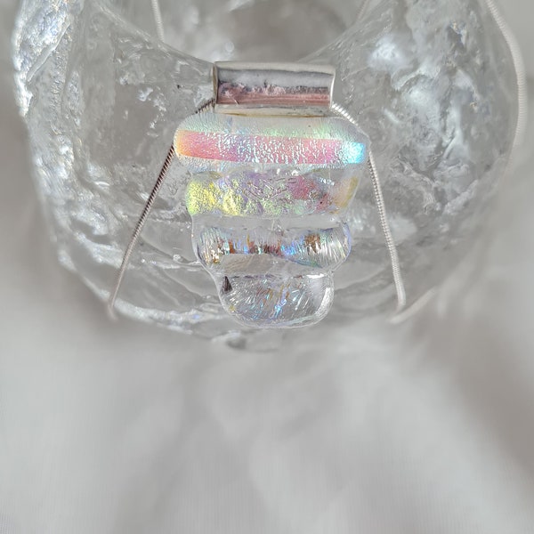 Beautiful Ice   Northern Lights Necklace - Norðurljósa Hálsmen - Icelandic Aurora Jewelry -  Hidda design Iceland