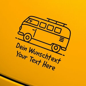 Custom Text Car Sticker for Motorhome, Camper Van Decal, Personalized RV Sticker, Camping Gift for Camper Decor, Outdoor Adventure Decal