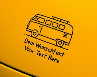 Custom Text Car Sticker for Motorhome, Camper Van Decal, Personalized RV Sticker, Camping Gift for Camper Decor, Outdoor Adventure Decal