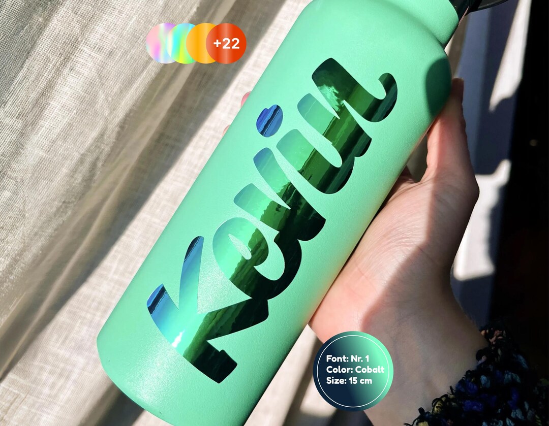 Personalized Name Sticker Waterbottle Name Stickers Waterproof, Custom ...