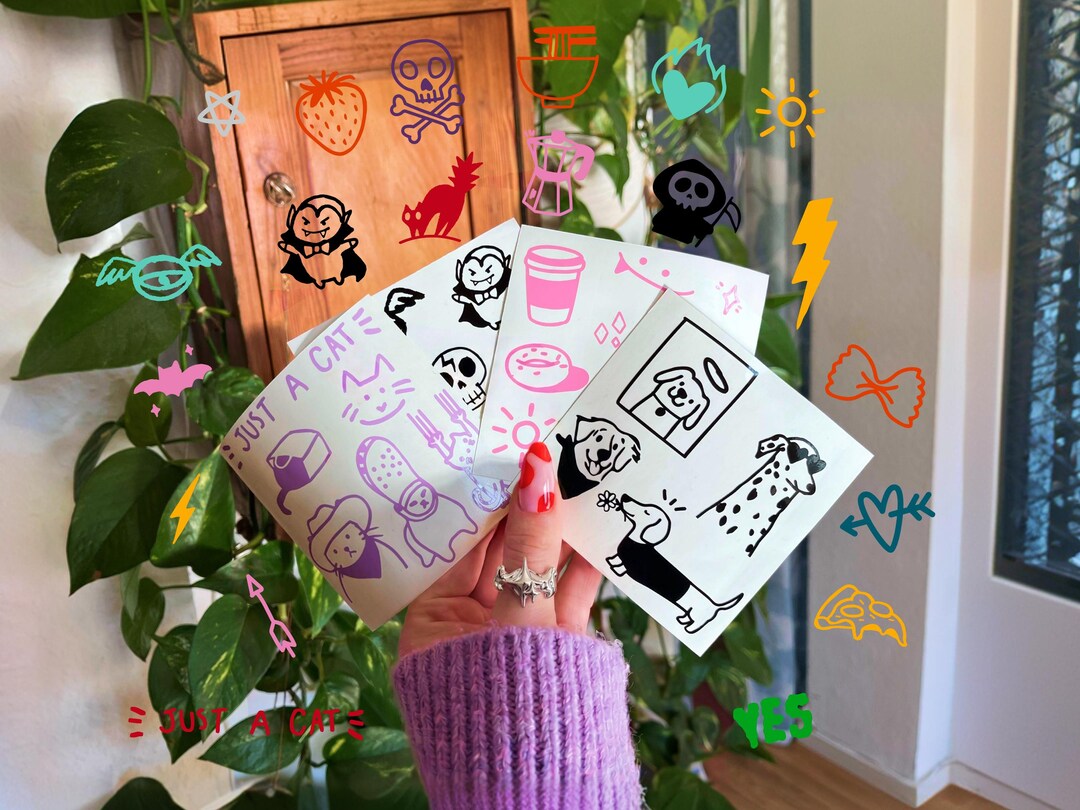 Bike Sticker, Sticker Pack for Bike, Laptop, Water Bottle, Car, and ...