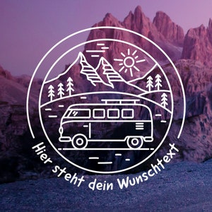 Wohnmobil Aufkleber Unterwegs und doch Zuhause Spruch WM013 Camper Wohnwagen  Autoaufkleber Bulli (120 x 54 cm, SCHWARZ) : : Handmade Produkte