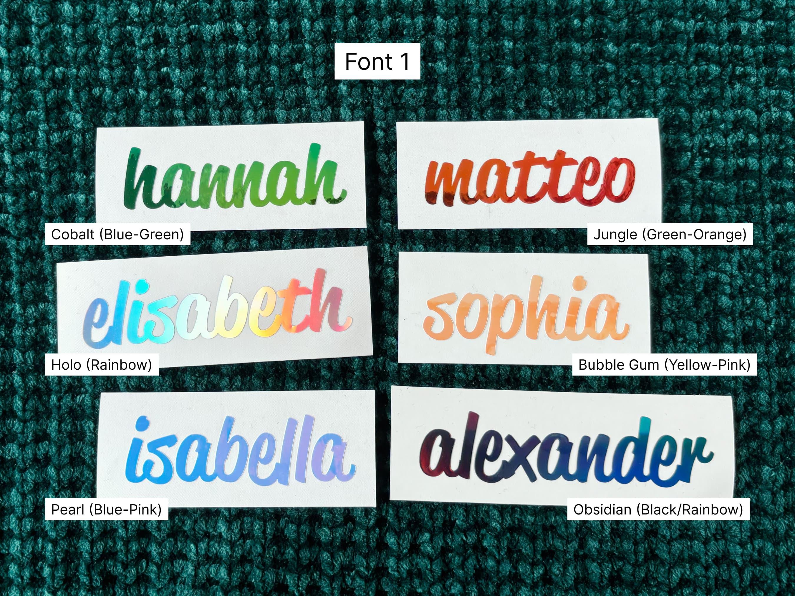 Personalized Name Sticker Waterbottle Name Stickers Waterproof, Custom ...
