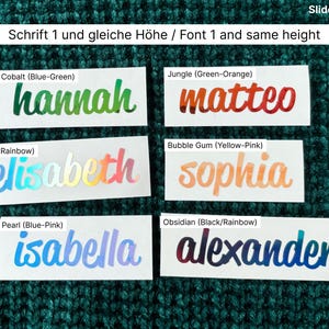 Personalized Name Sticker for Water Bottles - Custom Waterproof Name Decals - Durable, Unique, Personal Name Stickers for Kids & Adults image 6