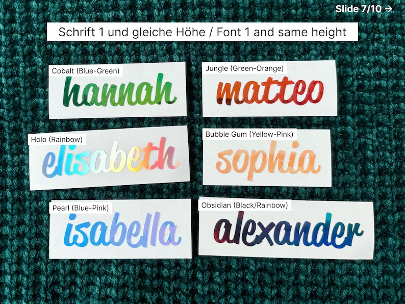 Personalized Name Sticker for Water Bottles - Custom Waterproof Name Decals - Durable, Unique, Personal Name Stickers for Kids & Adults image 6