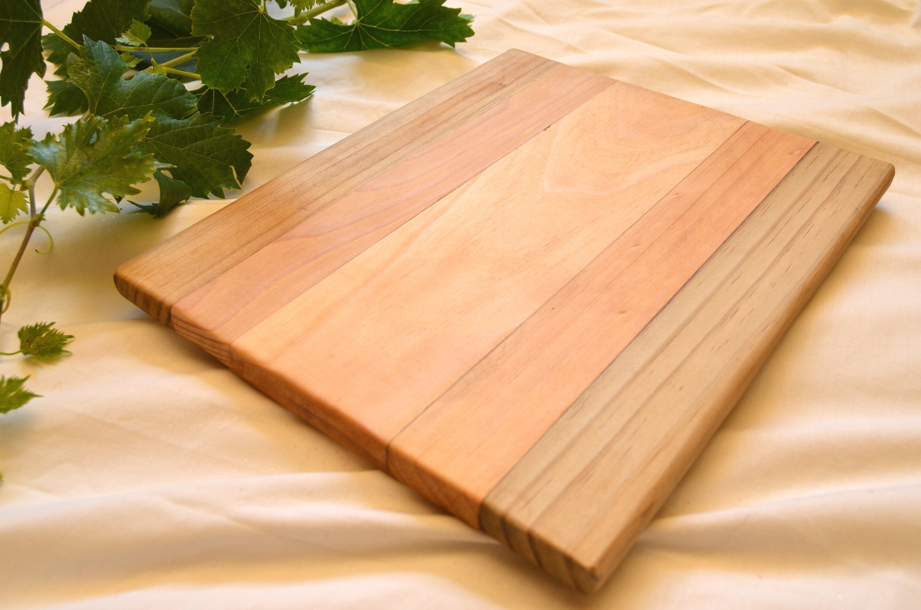 Handmade Striped Wooden Platter or Serving Board Etsy
