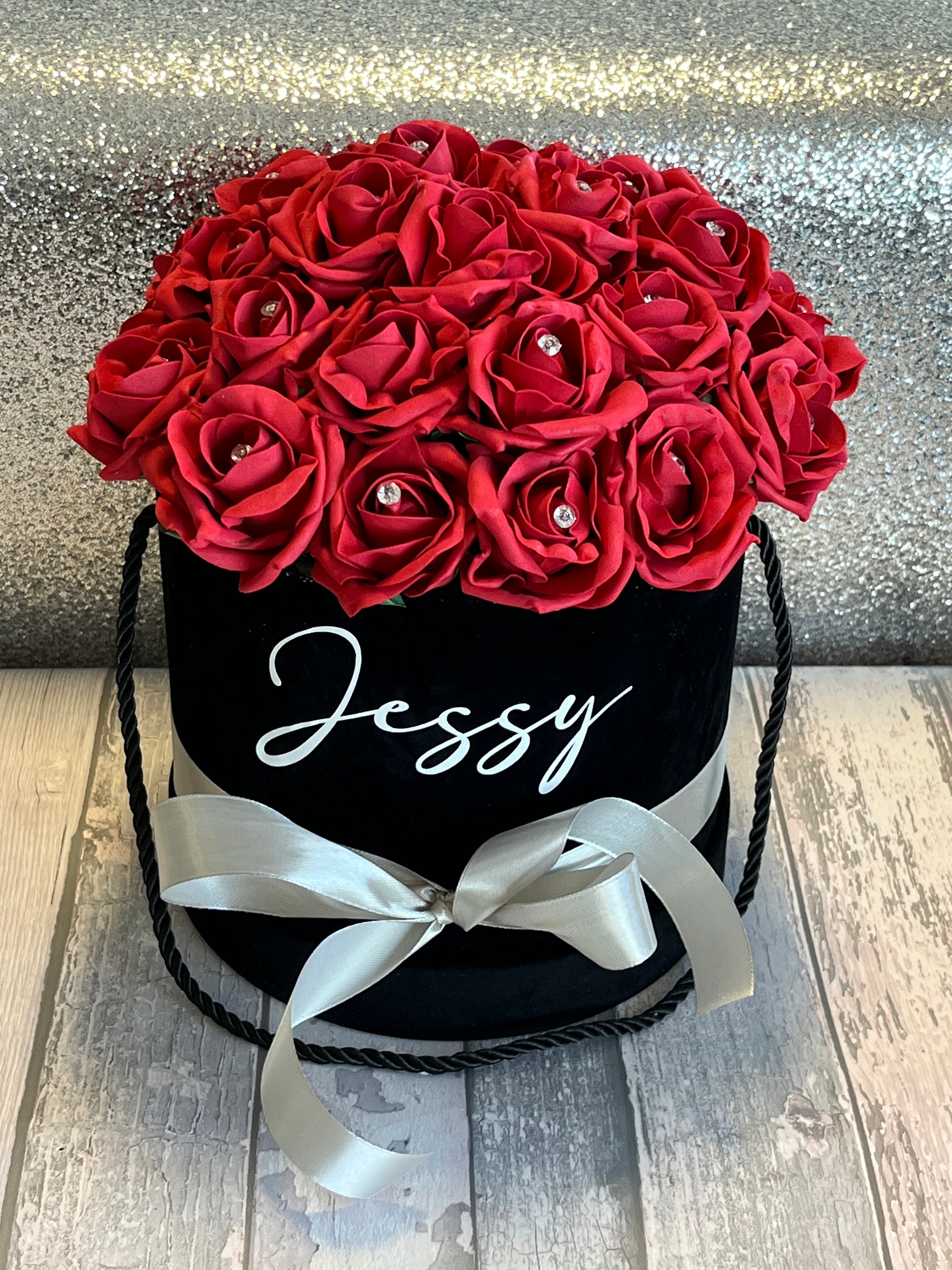 Valentines Day I Love You Rose Flower Gift Box Creative Set Basket
