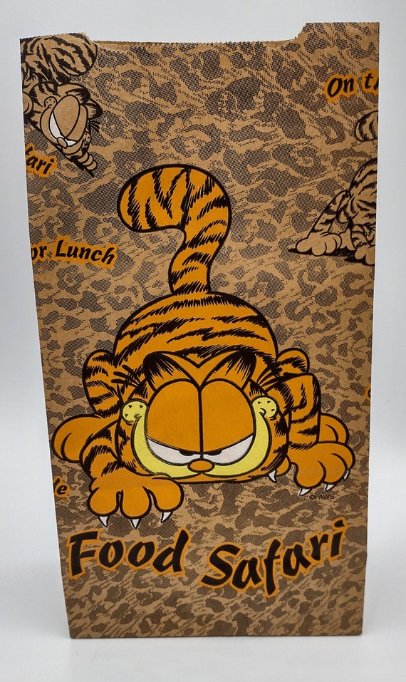 Garfield The Cat - Vintage Paper Lunch Bags - 2001