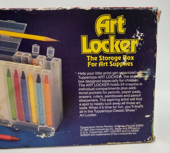 LockerMate Crayon Box with Crayon Sharpener