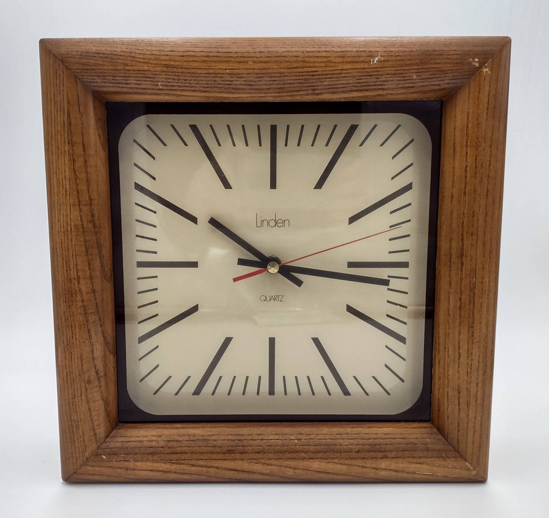 Vintage Linden Quartz Clock Etsy