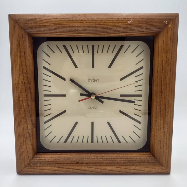 Linden Quartz Clock Etsy