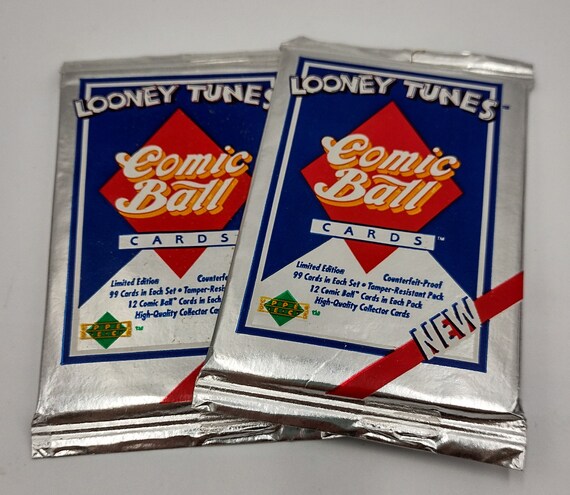 Looney Tunes Comic Ball Trading Cards Vintage Unopened - Etsy