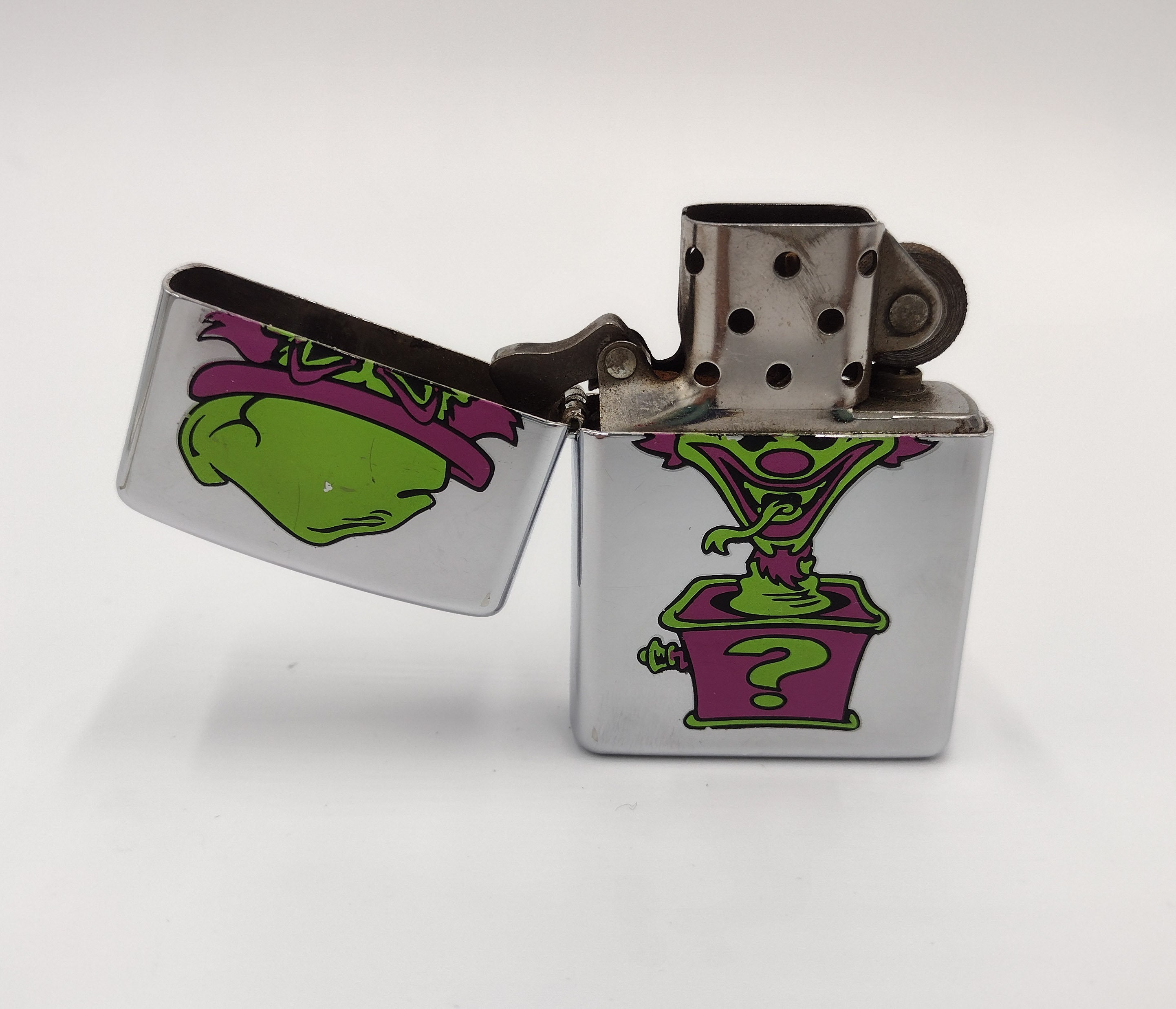 ICP Riddle Box Extremely Rare Vintage Zippo Lighter 2 Etsy