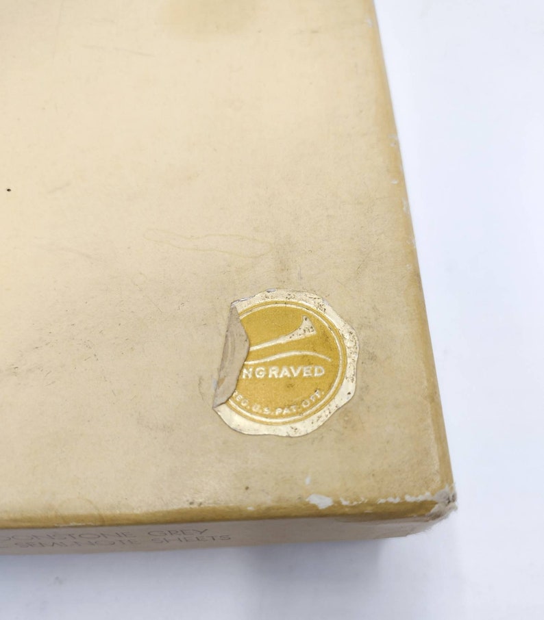 Cranes Vintage Stationary Paper Cards Notes Embossed Etsy