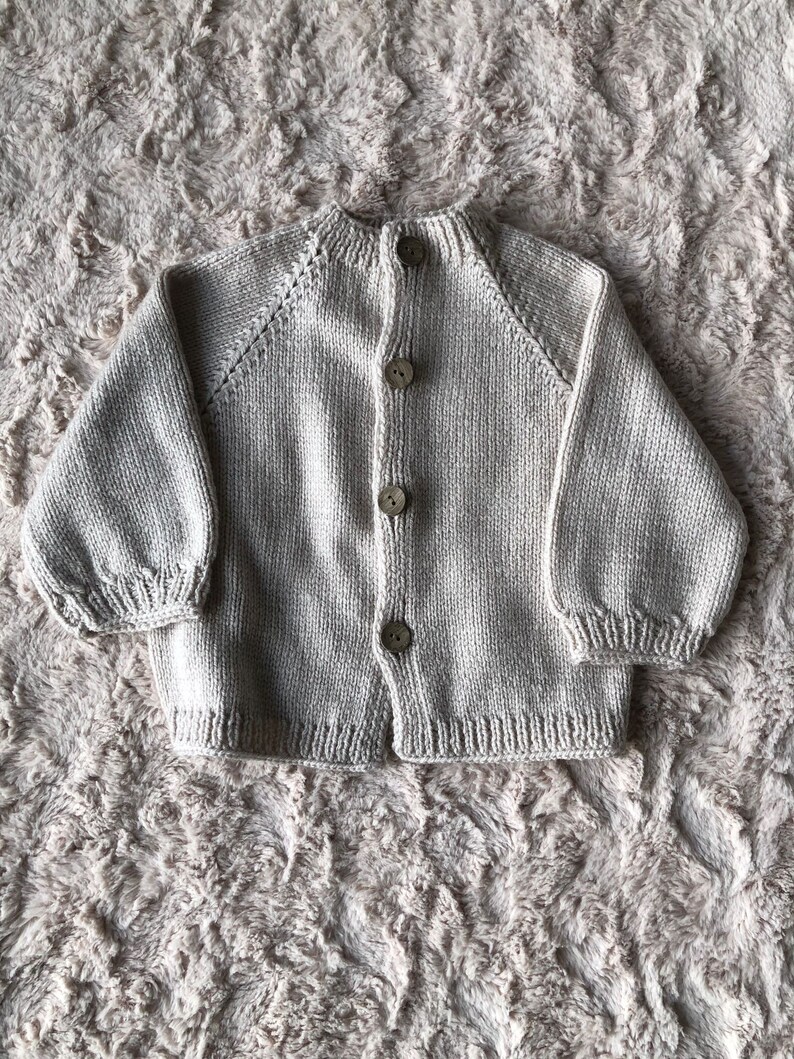Handmade Baby Suit, Knitwear Overalls and Cardigan Set for Babies, Knitted Newborn Wear image 5