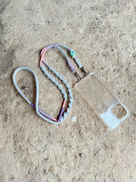Crossbody Phone Strap With Case Option Cotton Phone Case Etsy