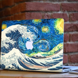 The Great Wave off Kanagaw Laptop Stickers MacBook Pro Decal Mac Air sticker Laptop Pro Retina kits Skin MacBook Pro Air Skin MacBook Pro 15