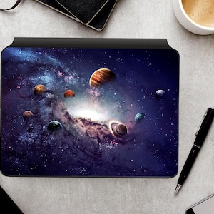 Universum Muster iPad Skin 1/2/3 Magic Keyboard Skins Smart Keyboard Cosmic iPad Pro 12.9 &quot;Gen3/4/5 Decals Space iPad 2021 Keyboard