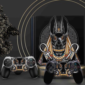 ASSASSIN'S CREED ORIGINS GRAPHICS VINYL SKIN FOR PS4 SLIM CONSOLE &  CONTROLLER