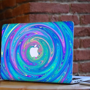 Blu rosa vinile MacBook pelle MacBook Air 11 13, MacBook Pro 13 15 16 Touch Bar Retina cerchi MacBook Air vinile adesivo
